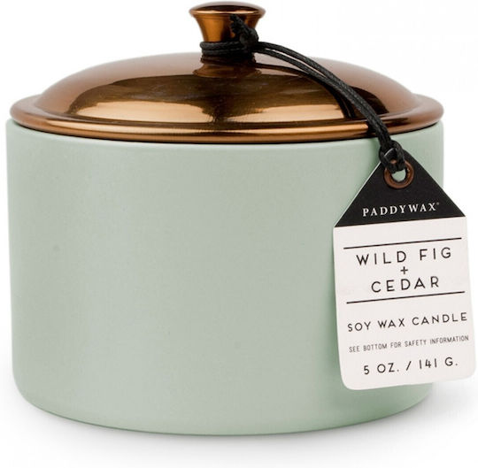 Paddywax Aromatic Soy Candle In Jar Wild Fig & Cedar Paddywax Aromatic Soy Candle In Jar Wild Fig & Cedar