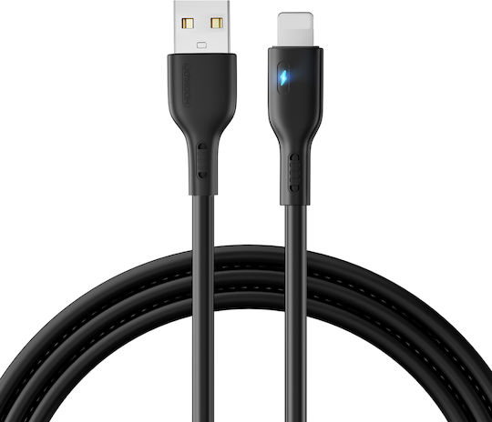 Joyroom S-UL012A13 USB-A to Lightning Cable Μαύρο 2m