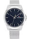 Tommy Hilfiger Norris Men's Watch 44mm Chronograph Battery with Silver Stainless Steel Bracelet