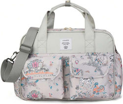 Lequeen Shoulder/Hand Diaper Bag Unicorn Gray 40x10x40cm.