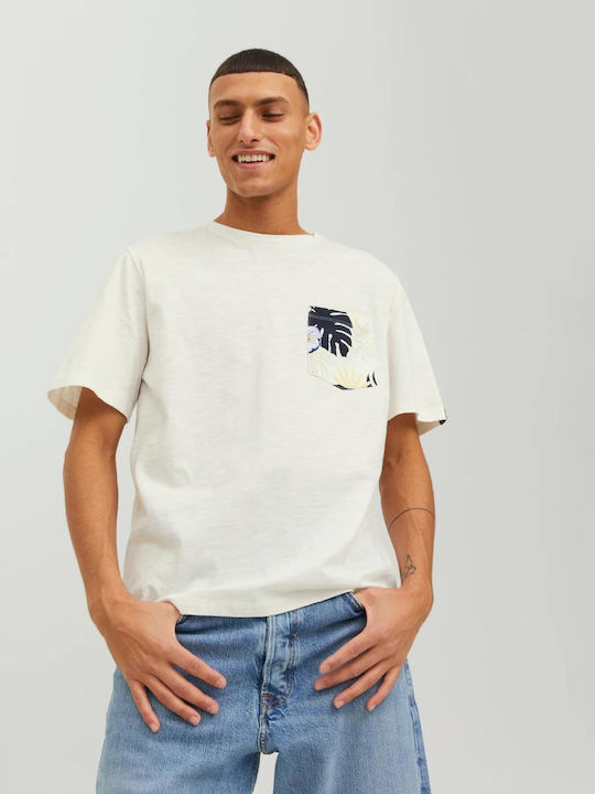 Jack & Jones T-shirt Bărbătesc cu Mânecă Scurtă Pale Blue