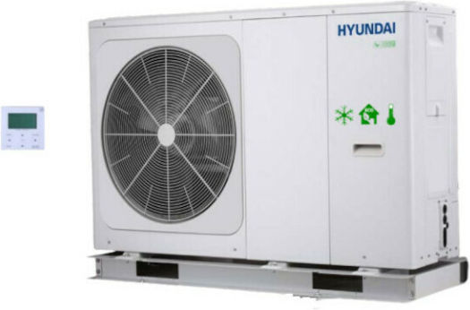 Hyundai V6W/D2N8-B Wärmepumpe 6kW Einphasig 65°C Monoblock