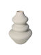 ArteLibre Decorative Vase White 15x15x20cm