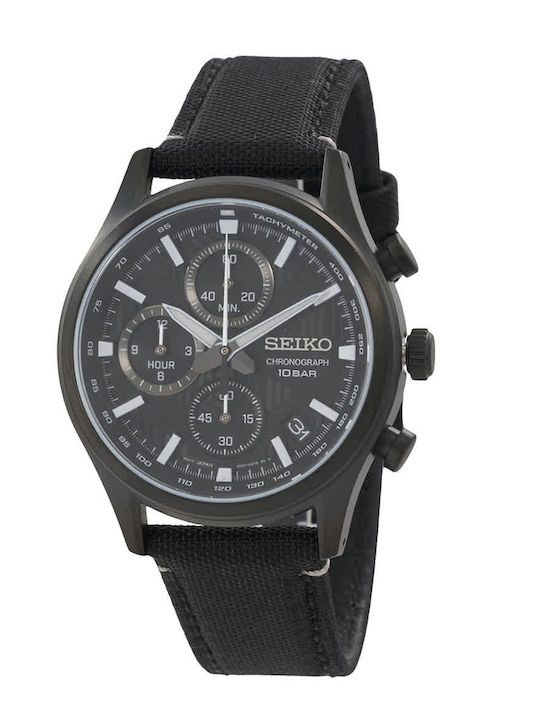 Seiko Urban Sports Ανδρικό Ρολόι 39.5mm Χρονογρ...