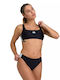 Arena Sport Bikini Set Sports Bra & Slip Bottom Black