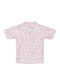 Little Dutch Summer Flowers Kids Swimwear Rashguard Pink