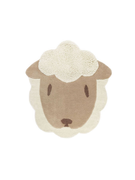 Nattiot Lolho Kinder Teppich Beige 85x95cm