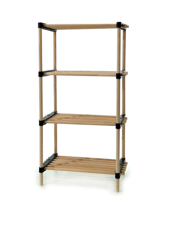 Shelving Unit Floor Beige 49x28x92cm