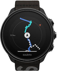 Suunto 9 Baro Stainless Steel 50mm Waterproof Smartwatch with Heart Rate Monitor (Titanium Limited Edition)