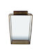 ArteLibre Laterne Metallisch Gold 28x11x46cm 1Stück
