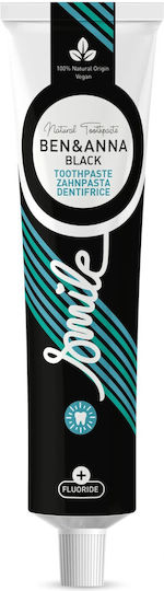 Ben & Anna Black Toothpaste with Active Charcoal for Whitening 75ml