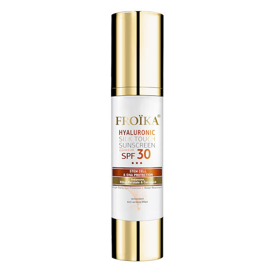 Froika Hyaluronic Silk Touch Αδιάβροχη Αντηλιακή Κρέμα Προσώπου SPF30 50ml