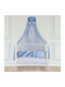 Greenwich Polo Club Tulle Baby Crib Mosquito Net 500x200cm Light Blue