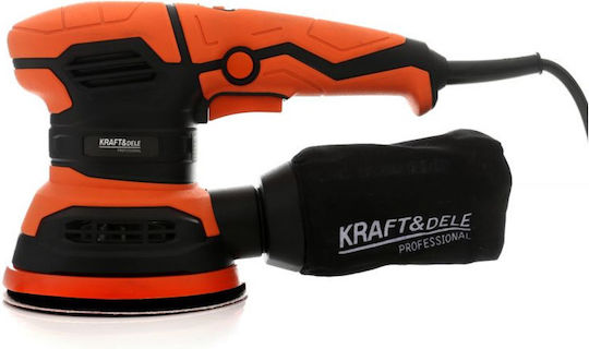 Kraft & Dele KD1695-Z Excentric Triveio 125mm Electrică cu control de viteză și cu sistem de aspirare