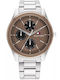 Tommy Hilfiger Tyler Men's Watch 43mm Battery with Silver Metal Bracelet