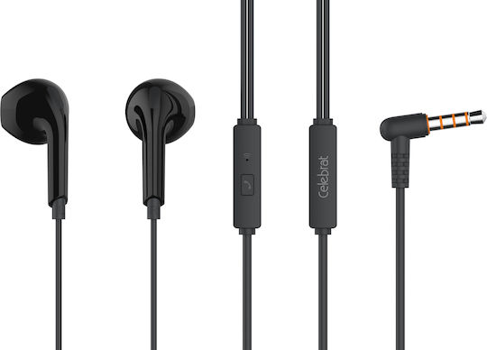 Celebrat G20 Earbuds Freihändig Kopfhörer mit Stecker 3.5mm Schwarz