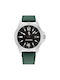 Tommy Hilfiger Ryan Watch Battery with Leather Strap In Black / Red Colour