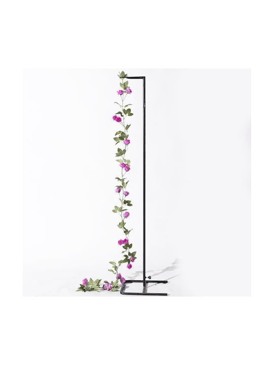 Supergreens Hanging Artificial Plant Rose Purple 210cm 1pcs