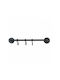 Spring SDS-17772 Haken Badezimmer Dreifach Schrauben Schwarz