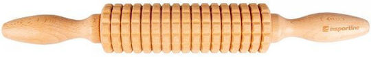 inSPORTline Marlee 600 Wooden Roller Massage for the Waist, the Back, the Legs, the Body & the Hands Brown