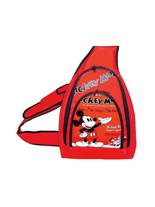 Σακίδιο ώμου Mickey Classic Josman κόκκινο 30X46 εκ.