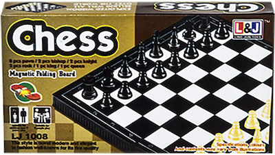 ToyMarkt Travel Magnetic Chess with Pawns 11.5x11.5cm