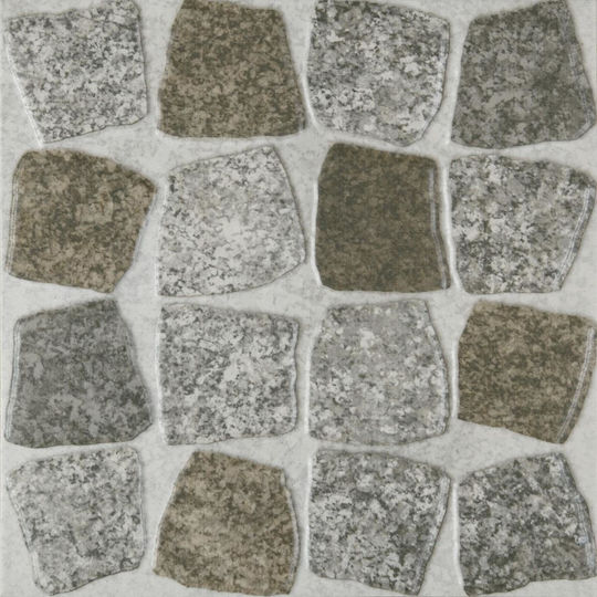 Kai Group Pavestone Placă Interior Porțelanat Mat 33.3x33.3cm Gri
