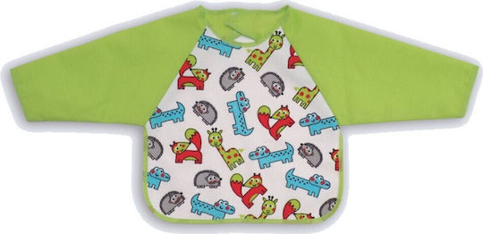 X-treme Baby Jungle Waterproof Coverall Plastic with Hoop & Loop Fastener & Sleeves Green