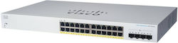 Cisco CBS220-24FP-4G-EU Managed L2 Switch with 24 Gigabit (1Gbps) Ethernet Ports and 4 SFP Ports