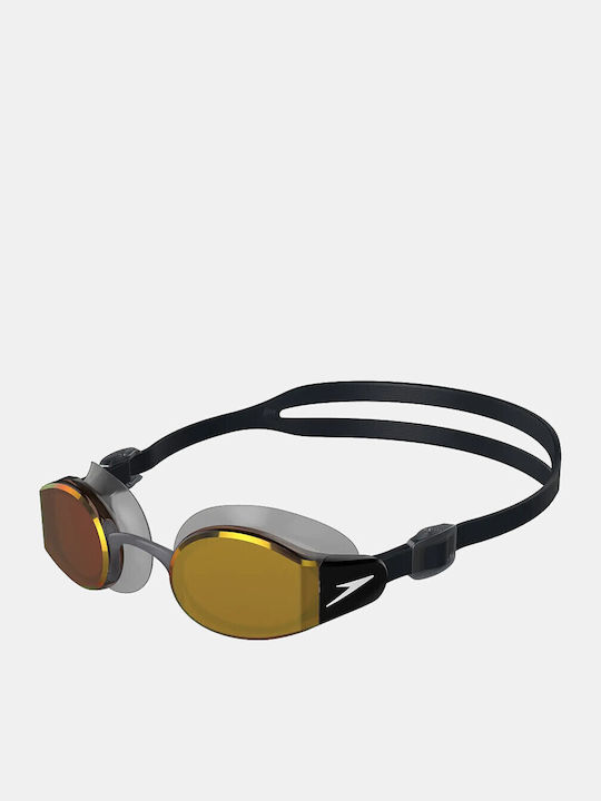 Speedo Mariner Pro Swimming Goggles Adults Black