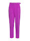 High rise trousers straight line - magenta