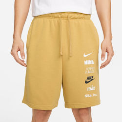 Nike Αθλητική Ανδρική Βερμούδα Κίτρινη
