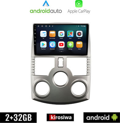 Kirosiwa Car-Audiosystem für Daihatsu Terios Ford Ranger 2006-2017 (Bluetooth/USB/AUX/WiFi/GPS/Apple-Carplay/Android-Auto) mit Touchscreen 9"