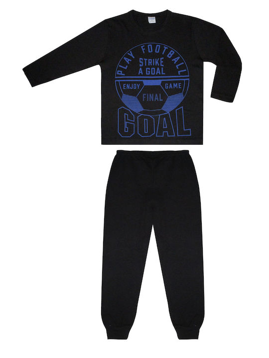 Pretty Baby Pijama pentru copii De iarnă De bumbac Neagră