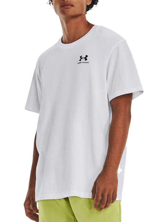 Under Armour Heavyweight Αθλητικό T-shirt Λευκό