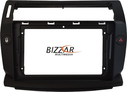 Bizzar DIN Fascia Panels 2 Din Compatible with Screen 9" for Citroen C4 2004-2010