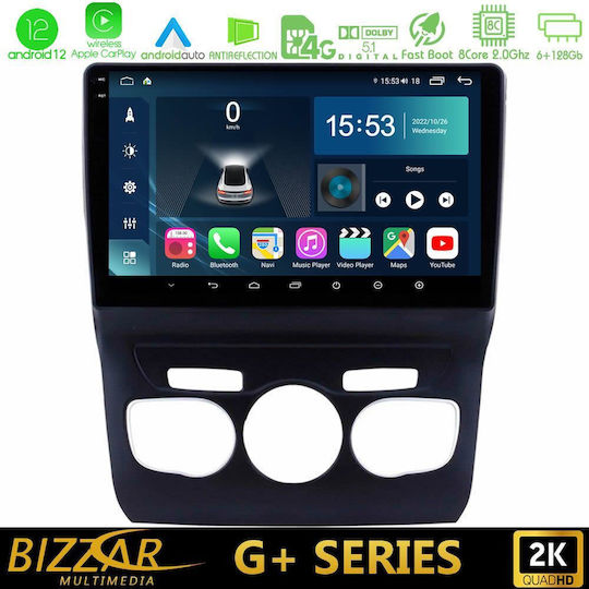 Bizzar Car Audio System for Citroen C4 / DS4 2011-2018 (Bluetooth/USB/WiFi/GPS/Apple-Carplay/Android-Auto) with Touch Screen 10"