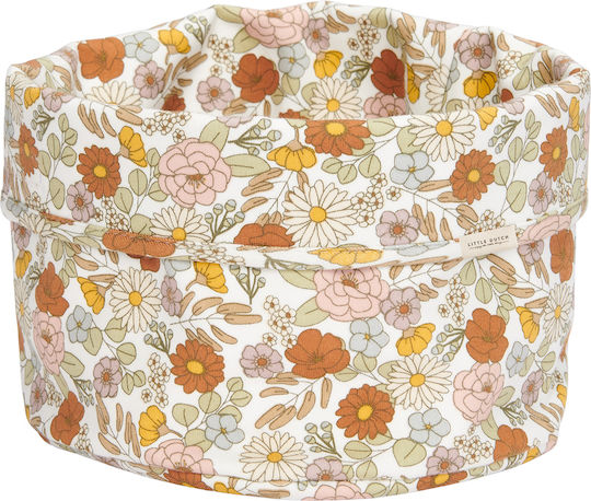 Little Dutch Coș de Depozitare pentru Pepinieră Vintage Little Flowers Multicolor 1buc