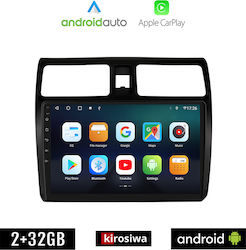 Kirosiwa Car-Audiosystem für Suzuki Swift 2005-2011 (Bluetooth/USB/WiFi/GPS/Apple-Carplay/Android-Auto)