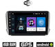 Auto-Audiosystem für Peugeot 208 2012-2019 (Bluetooth/USB/AUX/WiFi/GPS/Apple-Carplay/Android-Auto) mit Touchscreen 10"