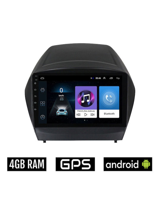 Auto-Audiosystem für Hyundai iX35 2010-2015 (Bluetooth/USB/AUX/WiFi/GPS/Apple-Carplay/Android-Auto) mit Touchscreen 9"