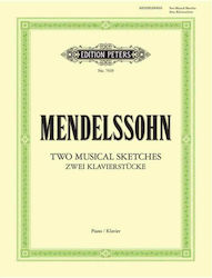 Edition Peters Mendelssohn 2 Musical Sketches