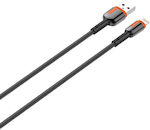 Ldnio LS592 Geflochten USB-A zu Lightning Kabel Schwarz 2m