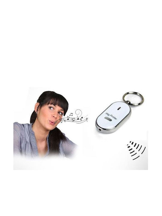 Key fob to locate your keys with whistle + flashlight