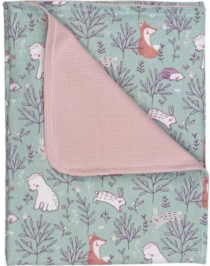 Baby Star Детско Одеяло За Гушкане И Легло Forest Friends 75x100см