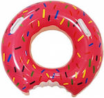 Donut Inflatable Floating Ring Donut with Handles Pink 120cm