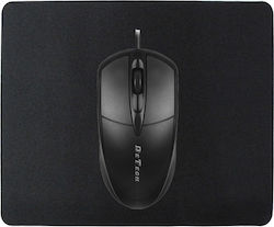 De Tech D2 Bundle Wired Mouse Black