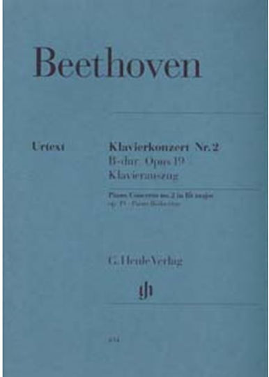 G. Henle Verlag Ludwig Van Beethoven - No 2 / B Flat Major Op. 19 Παρτιτούρα για Πιάνο