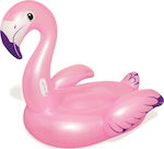 Bestway Φουσκωτό Ride On Θαλάσσης Flamingo με Χειρολαβές Ροζ 153εκ.