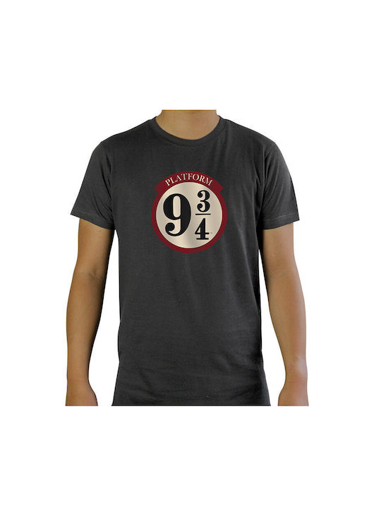 Abysse T-shirt Harry Potter "9 3/4" σε Γκρι χρώμα